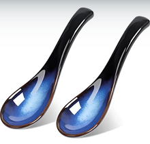 Charger l'image dans la galerie, Cuillère en céramique Collection Blue