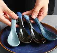 Charger l'image dans la galerie, Cuillère en céramique Collection Blue