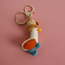 Charger l'image dans la galerie, Porte-clés crochet Canard Bleu