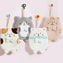 Charger l'image dans la galerie, Essuie-mains Chat Kawaii Beige