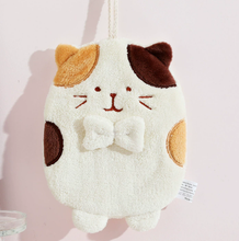 Charger l'image dans la galerie, Essuie-mains Chat Kawaii Beige
