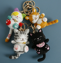 Charger l'image dans la galerie, Porte-clés crochet Chat Smile