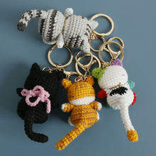 Charger l'image dans la galerie, Porte-clés crochet Chat Smile