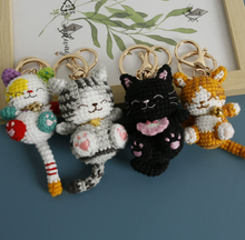 Charger l'image dans la galerie, Porte-clés crochet Chat Smile