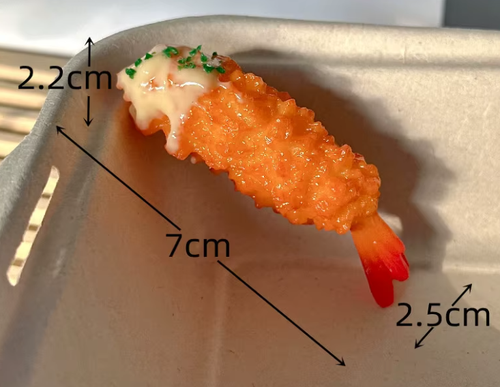 Porte-clés Crevette frite sauce Mayo