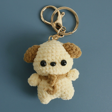 Charger l'image dans la galerie, Porte-clés crochet Ourson Blanc