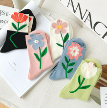 Charger l&#39;image dans la galerie, Chaussettes Fleurs Pink