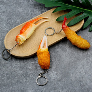 Porte-clés Crevette frite