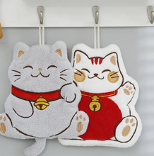 Charger l'image dans la galerie, Essuie-mains Chat Neko White
