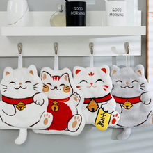 Charger l'image dans la galerie, Essuie-mains Chat Neko White