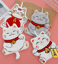 Charger l'image dans la galerie, Essuie-mains Chat Neko White