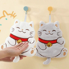 Charger l'image dans la galerie, Essuie-mains Chat Neko White