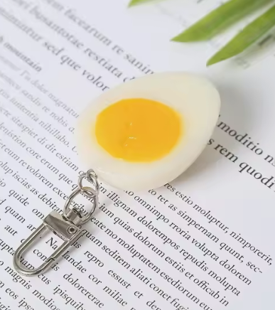 Porte-clés Demi Oeuf