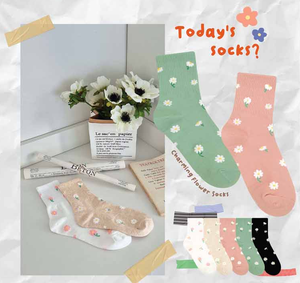 Chaussettes Fleurs de printemps