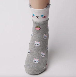 Chaussettes Hautes Chat