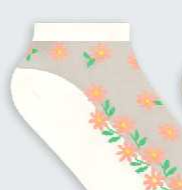 Charger l&#39;image dans la galerie, Chaussettes Socket Transparent Marguerite