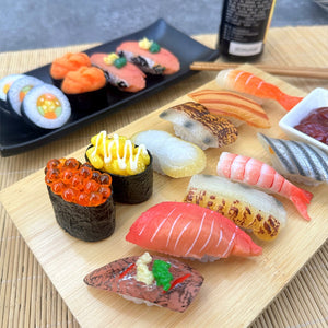 Porte-clés Sushi au Yellow fish