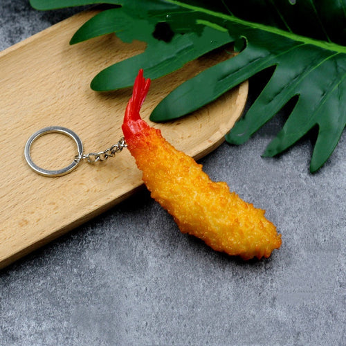 Porte-clés Crevette frite