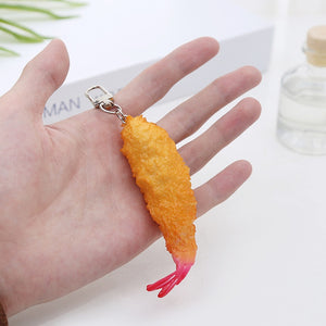 Porte-clés Crevette frite